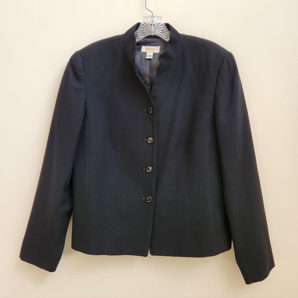 Talbots Elegant Black Women's Blazer Size 12